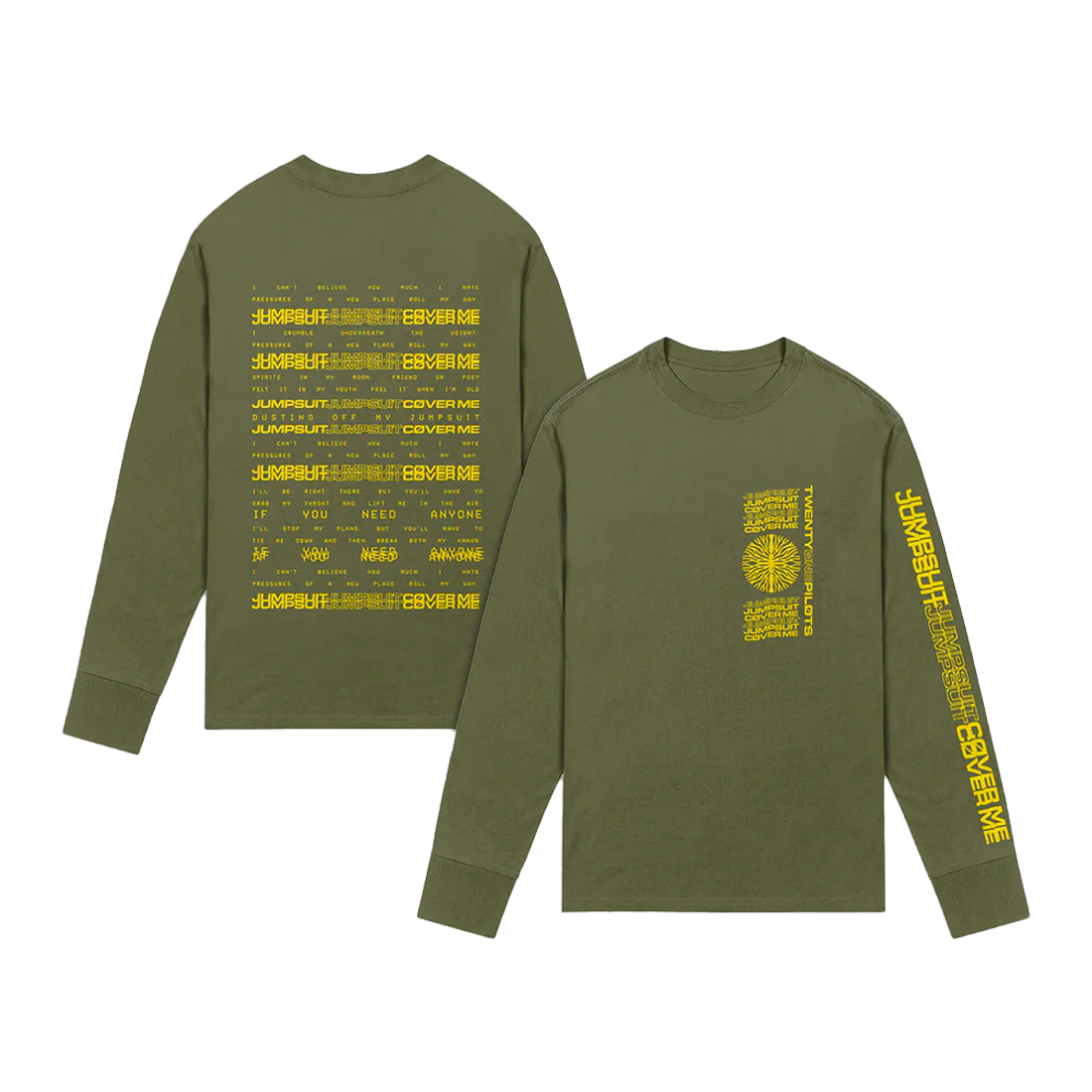 Jumpsuit Lyric Longsleeve Twenty One Pilots