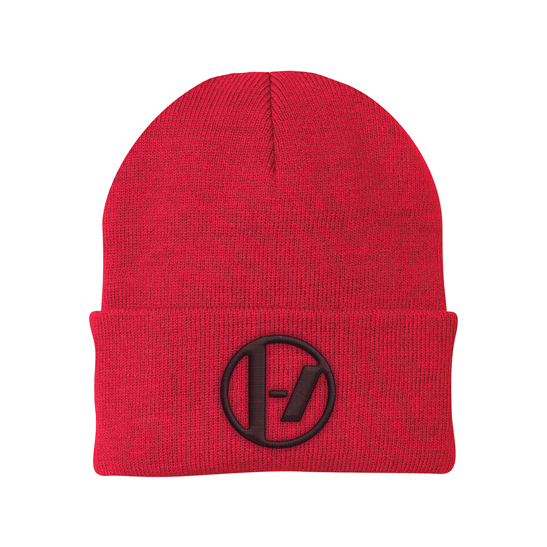 LOGO RED BEANIE
