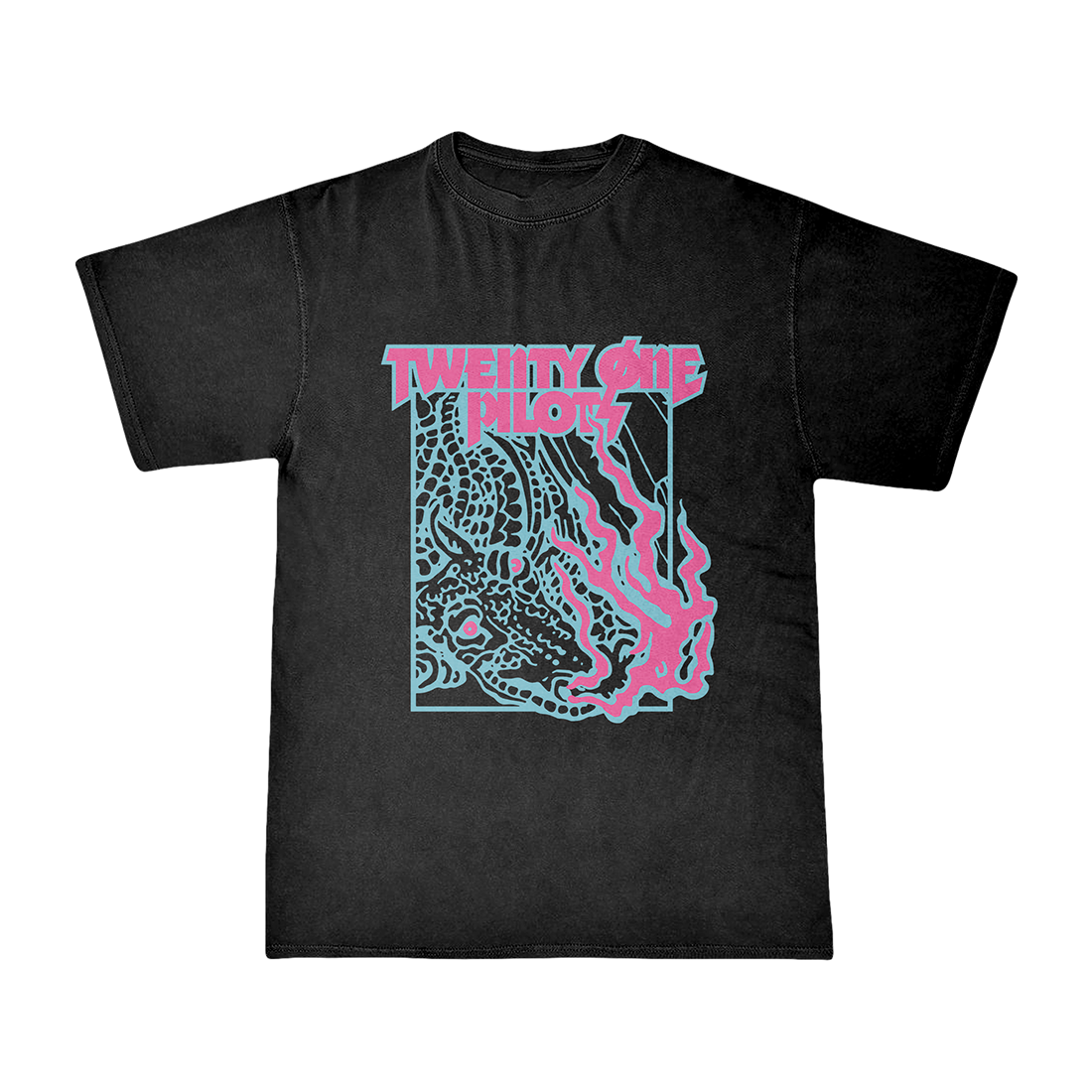 Trash Flames Band T Shirt Twenty One Pilots