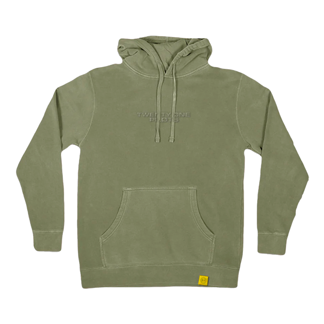 EMBROIDERED LOGO HOODIE (GREEN)