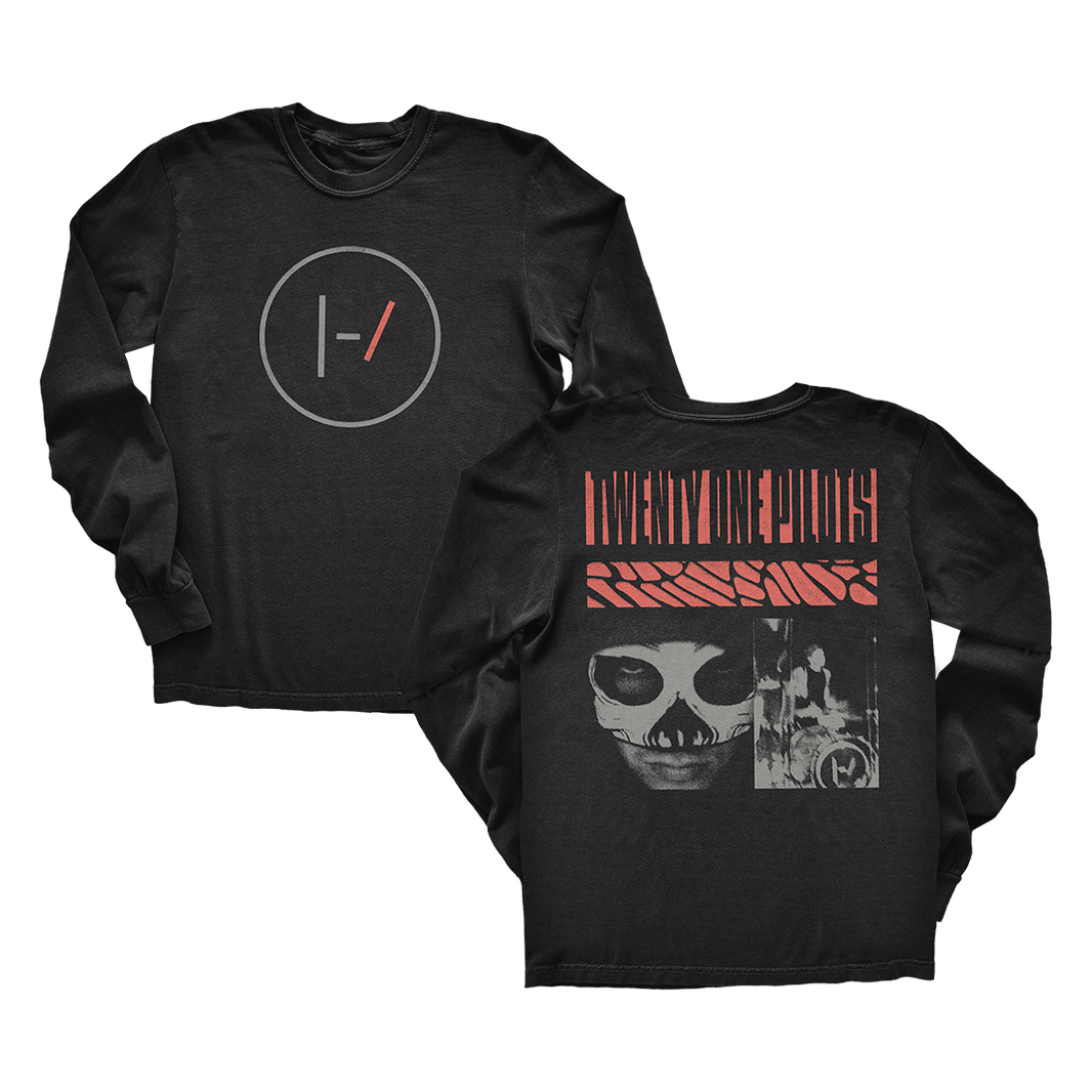 Felpa Con Cappuccio Twenty One Pilots – Modello Back To Back, Logo Ufficiale, Nero, 100% Cotone, Unisex
