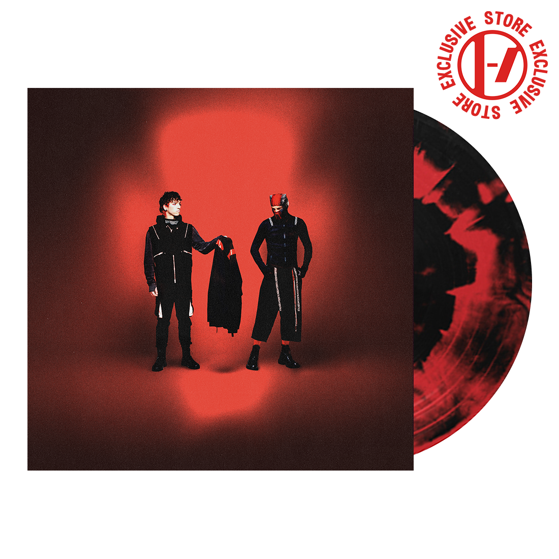 Breach Limited Edition Black and Red Inkspill Vinyl