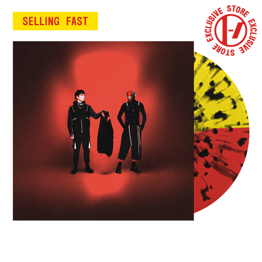 Breach Limited Edition Red, Yellow, and Black Hazard Splatter Vinyl