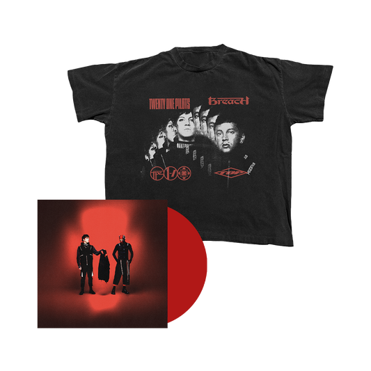 Breach Faces T-Shirt + Vinyl Fanpack
