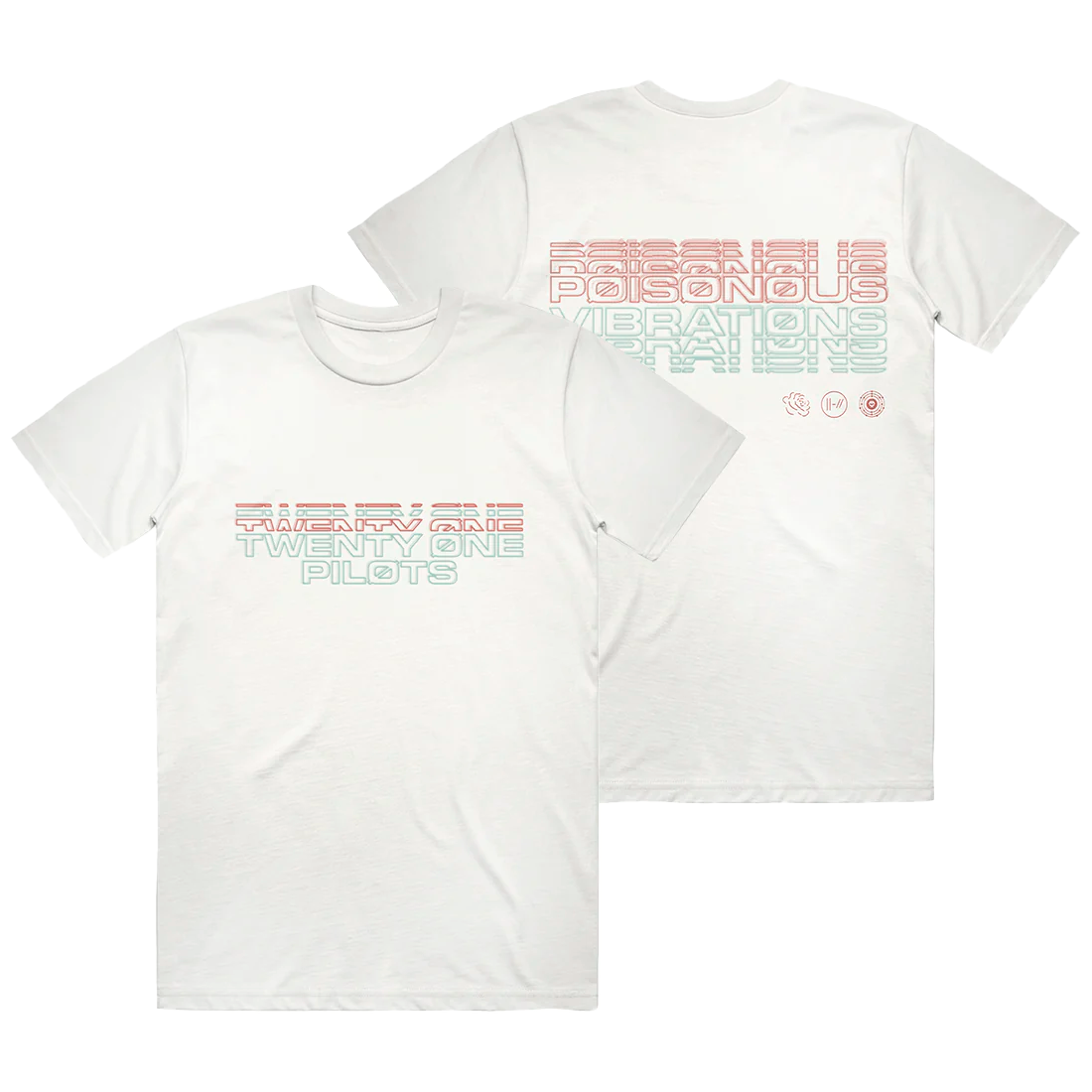 POISONOUS VIBES HOLLOW T-SHIRT (WHITE)