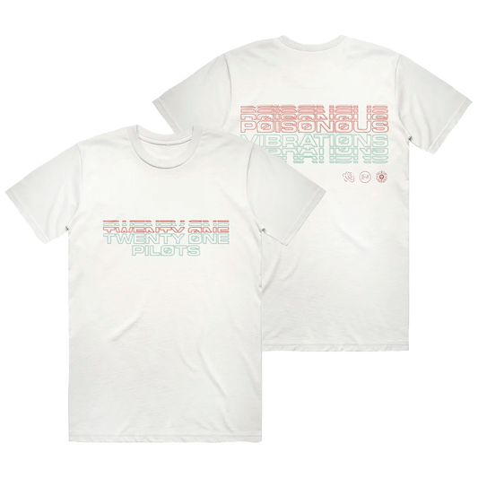 POISONOUS VIBES HOLLOW T-SHIRT (WHITE)