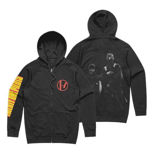 CLANCY BLOCKSLEEVE ZIP-UP HOODIE