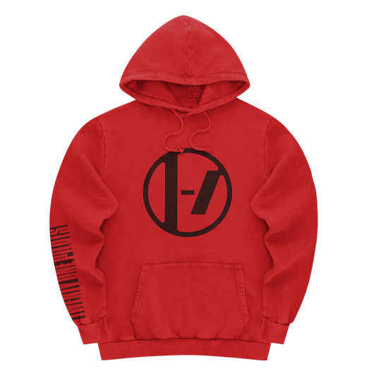 LOGO RED HOODIE
