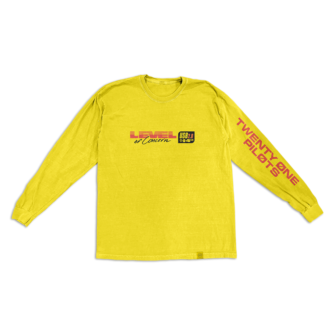 Yellow Tech Long Sleeve T-Shirt
