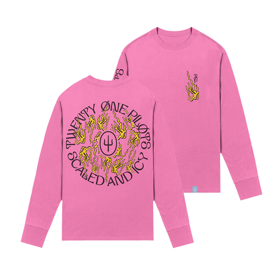 Scaled and Icy Flames Long Sleeve T-Shirt
