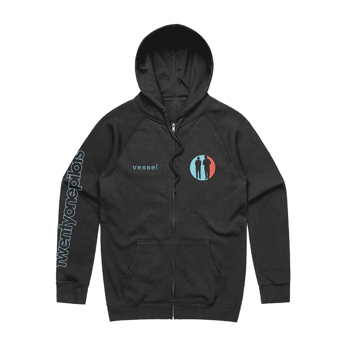 Twenty one shop pilots zip hoodie